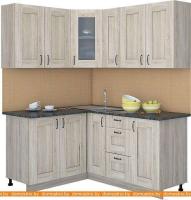 Кухня Интерлиния Мила Хольц 14x17 (дуб сонома) картинка