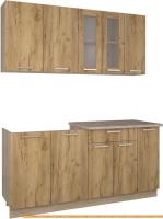 Кухня Интерлиния Мила 17 (дуб золотой) картинка