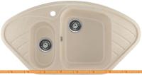 Кухонная мойка Gerhans E02 (бежевый) картинка
