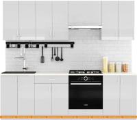 Кухня Сивирин-Компани Клео глосс 2.4 (белый глянец\белый глянец) картинка