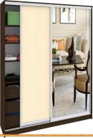 Шкаф-купе Кортекс-мебель Сенатор ШК11-45 Классика ДСП с зеркалом (венге/венге светлый) картинка