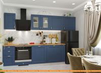 Кухня МК Стиль Chalet 2.4 м (массив деним) картинка