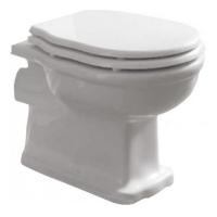 Приставной унитаз BelBagno Boheme [BB115CB + BB115SCM-ORO] с сиденьем картинка