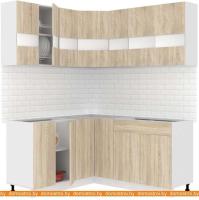 Кухня Кортекс-мебель Корнелия Экстра 1.5x1.7 без столешницы (дуб сонома) картинка