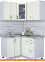 Кухня Интерлиния Мила Крафт 1.2x1.3 (дуб снежный) картинка