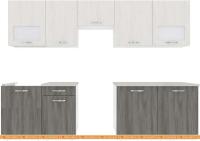 Кухня ВерсоМебель Эко-5 2.8 (север. дерево светлое/север. дерево темное) картинка