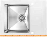 Кухонная мойка ZorG X-6250 (белый) картинка