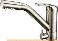 Смеситель ZorG ZR 400 KF-12 Nickel картинка