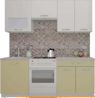 Кухня ВерсоМебель ЭкоЛайт-5 1.9 (белый/бежевый) картинка