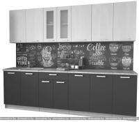 Кухня Интерлиния Мила 26 (дуб золотой-бетон-дуб бунратти) картинка