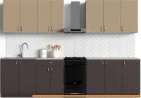 Кухня S-Company Клео колор 2.6 (земля/капучино) картинка