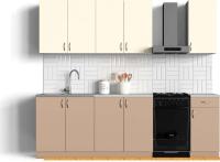 Кухня Сивирин-Компани Клео колор 2,0 (макиато\ваниль) картинка