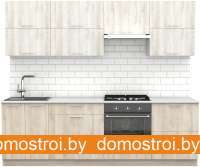 Кухня S-Company Клео крафт 2.5 (сосна лофт кремовая/сосна лофт белая) картинка