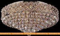 Потолочная люстра Евросвет 3296/16 золото/прозрачный хрусталь картинка