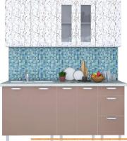 Кухня Интерлиния Арт Мила 18 (арт шоколад) картинка