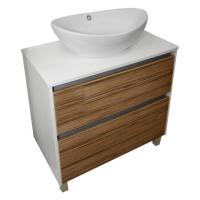 Тумба под умывальник АВН Домино 60 57.14 32 с ящиками картинка