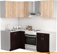 Кухня S-Company Клео лайт 1.2x1.5 левая (венге/дуб сонома) картинка
