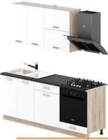 Кухня Славянская столица 32-2 (дуб сонома/белый) картинка