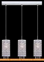Подвесная люстра Евросвет 1181/3 хром картинка