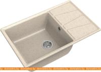 Кухонная мойка GranFest GF-V-780L (бежевый) картинка