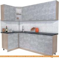 Кухня Интерлиния Мила 12x24 (бетон-бетон-кастилло темный) картинка