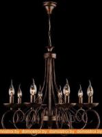 Подвесная люстра Евросвет 22404/8 черный с золотом картинка