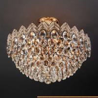 Потолочная люстра Евросвет Malvina (3649/6 золото/прозрачный хрусталь) картинка