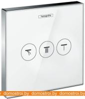 Механизм переключения режимов Hansgrohe ShowerSelect Glass 15736400 (белый/хром) картинка