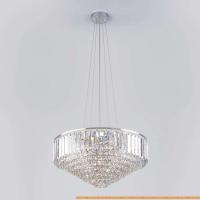 Подвесная люстра Евросвет 10105/9 (хром/прозрачный хрусталь strotskis) картинка