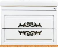 Тумба под умывальник Misty Дели 60 (белая 2 ящика) П-Дел01060-012П2Я картинка