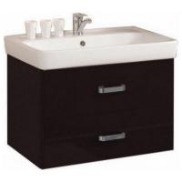 Тумба под умывальник Акватон Америна 70 черная картинка