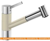 Смеситель Blanco Tivo-S Silgranit (хром/жасмин) 517614 картинка