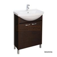 Тумба Aquanet Донна 60 с умывальником БАЛТИКА Венге картинка