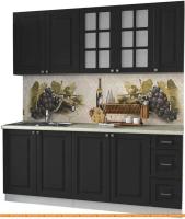 Кухня Интерлиния Мила Деко 1.9 А (пепел/опал светлый) картинка