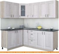 Кухня Интерлиния Мила Хольц 14x21 (шимо светлый) картинка