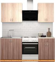 Кухня S-Company Клео лайт 1.4 (ясень шимо темный/ясень шимо светлый) картинка