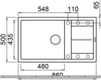 Кухонная мойка Elleci Unico 410 Dark Grey K99 картинка