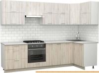 Кухня S-Company Клео крафт 1.2x2.9 правая (сосна лофт кремовая/сосна лофт белая) картинка