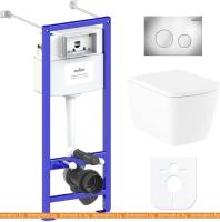 Унитаз Lavinia Boho Relfix Aveo Rimless 6 в 1 77050210 (хром пластик) картинка