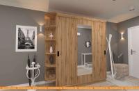 Шкаф-купе ЭлиГард Лагуна ШЛ-08.Л.1 (дуб натуральный) картинка