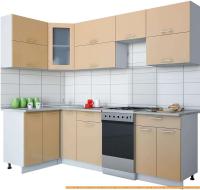 Кухня Интерлиния Мила Gloss 50-12x25 (капучино глянец) картинка