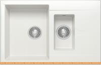 Кухонная мойка Polygran Brig-770 (белый хлопок 36) картинка