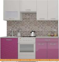 Кухня ВерсоМебель ЭкоЛайт-6 2.0 (белый/лиловый) картинка