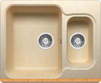 Кухонная мойка Polygran F-09 (бежевый) картинка