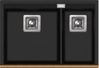 Кухонная мойка Aquasanita Delicia SQD150AW (black metallic 601) картинка