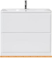 Тумба под умывальник BelBagno Albano-800-2C-PIA-BL (белый глянец) картинка