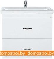 Тумба под умывальник Misty Фостер 70 (подвесная, 2 ящика, белый) картинка