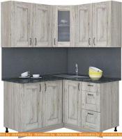 Кухня Интерлиния Мила Хольц 14x14 (дуб серый) картинка