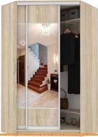 Шкаф-купе Кортекс-мебель Сенатор ШК30 Геометрия ДСП с зеркалом (дуб сонома) картинка