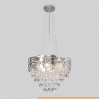 Подвесная люстра Евросвет 10114/8 (хром/прозрачный хрусталь) картинка